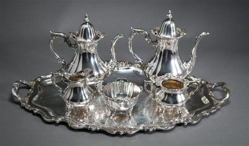 WALLACE SILVER PLATE FIVE PIECE 322d51