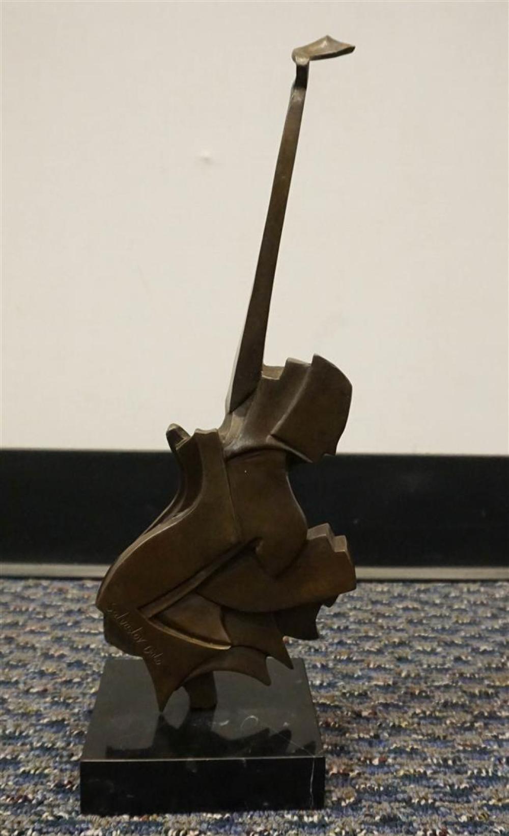 AFTER DALI, CELLO, BRONZE, H: 16 INCHESAfter