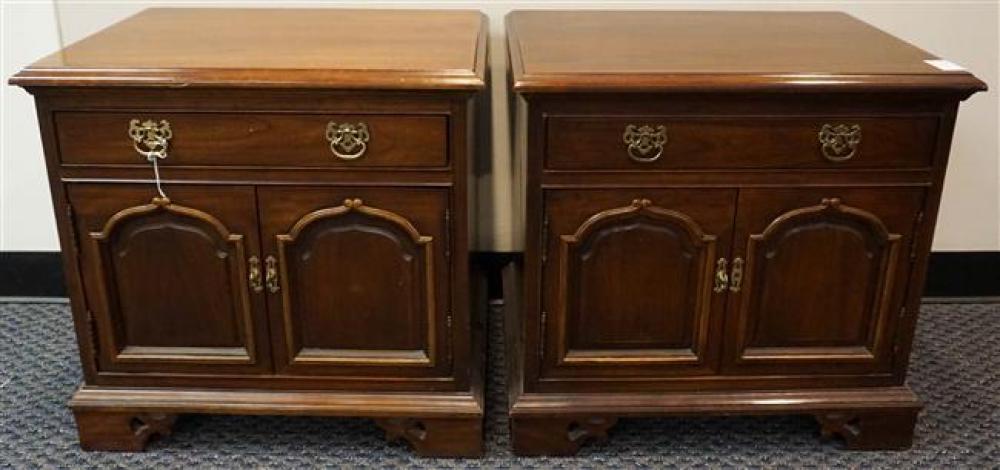 PAIR GEORGE III STYLE CHERRY SIDE 322d69