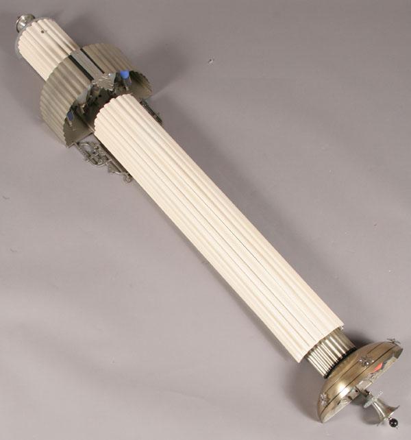 Art Deco theater light; wall hanging,