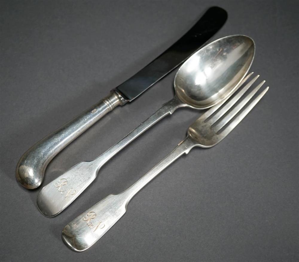 ASSEMBLED ENGLISH SILVER 15 PIECE 322dbe