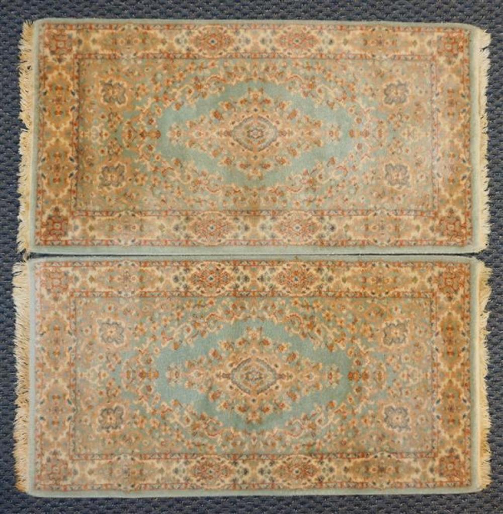 TWO KARASTAN KERMAN PATTERN RUGS, EACH