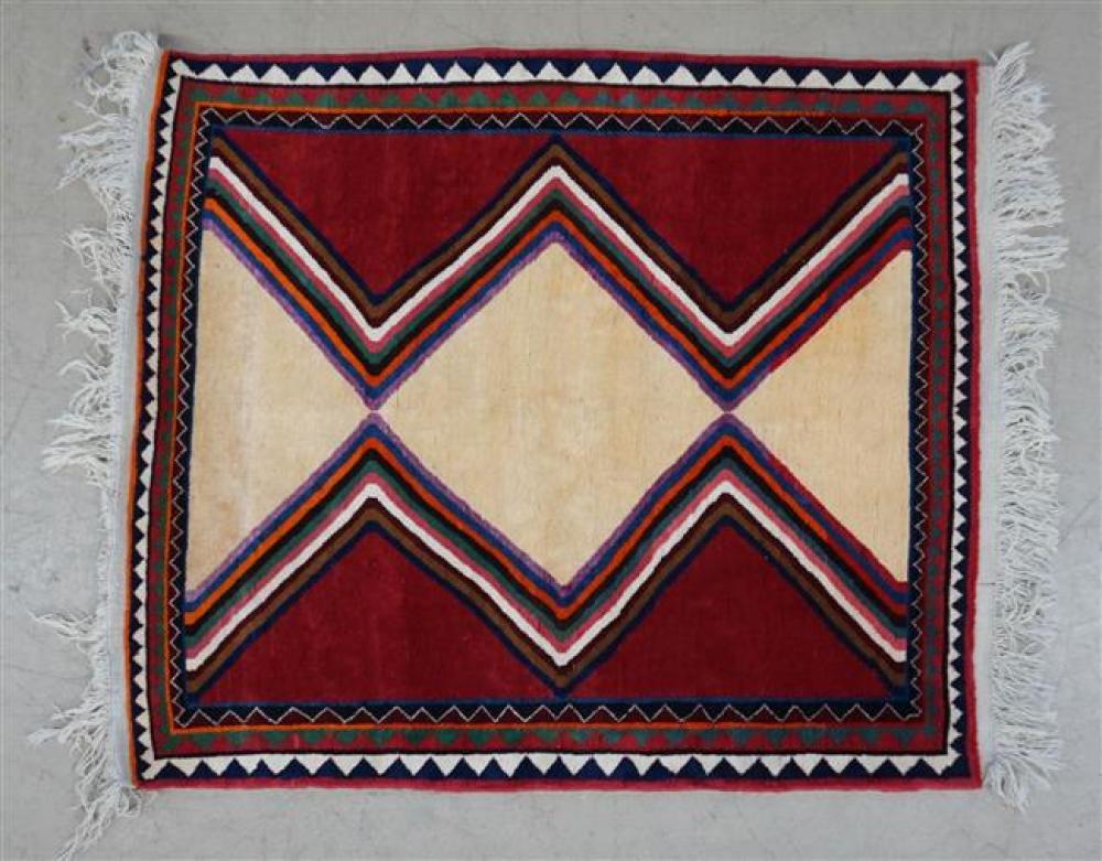 GABEH RUG, 4 FT 4 IN X 3 FT 10