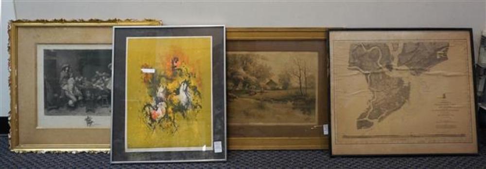 EIGHT ASSORTED FRAMED PRINTS AND 322e16