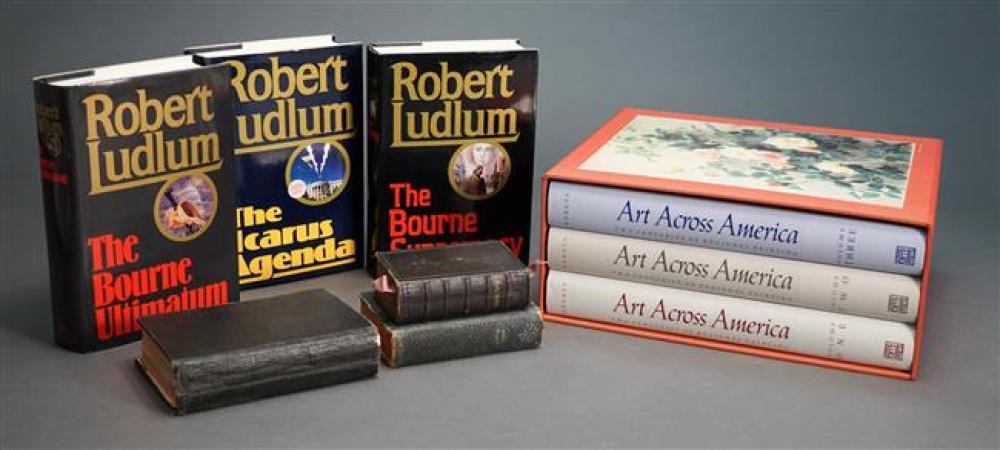 ROBERT LUDLUM, THREE VOLUMES, ART