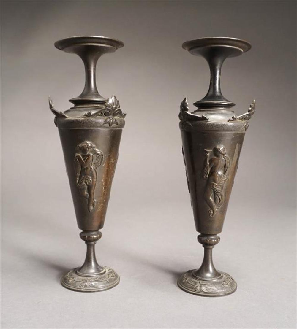 PAIR NEOCLASSICAL STYLE BRONZE 322e83