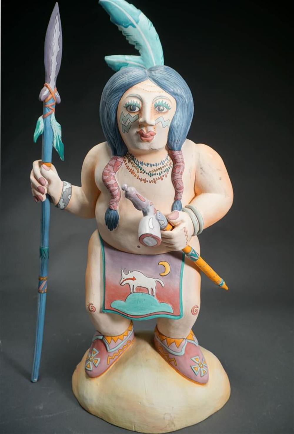 RICK LOEWENCAMP POLYCHROME DECORATED