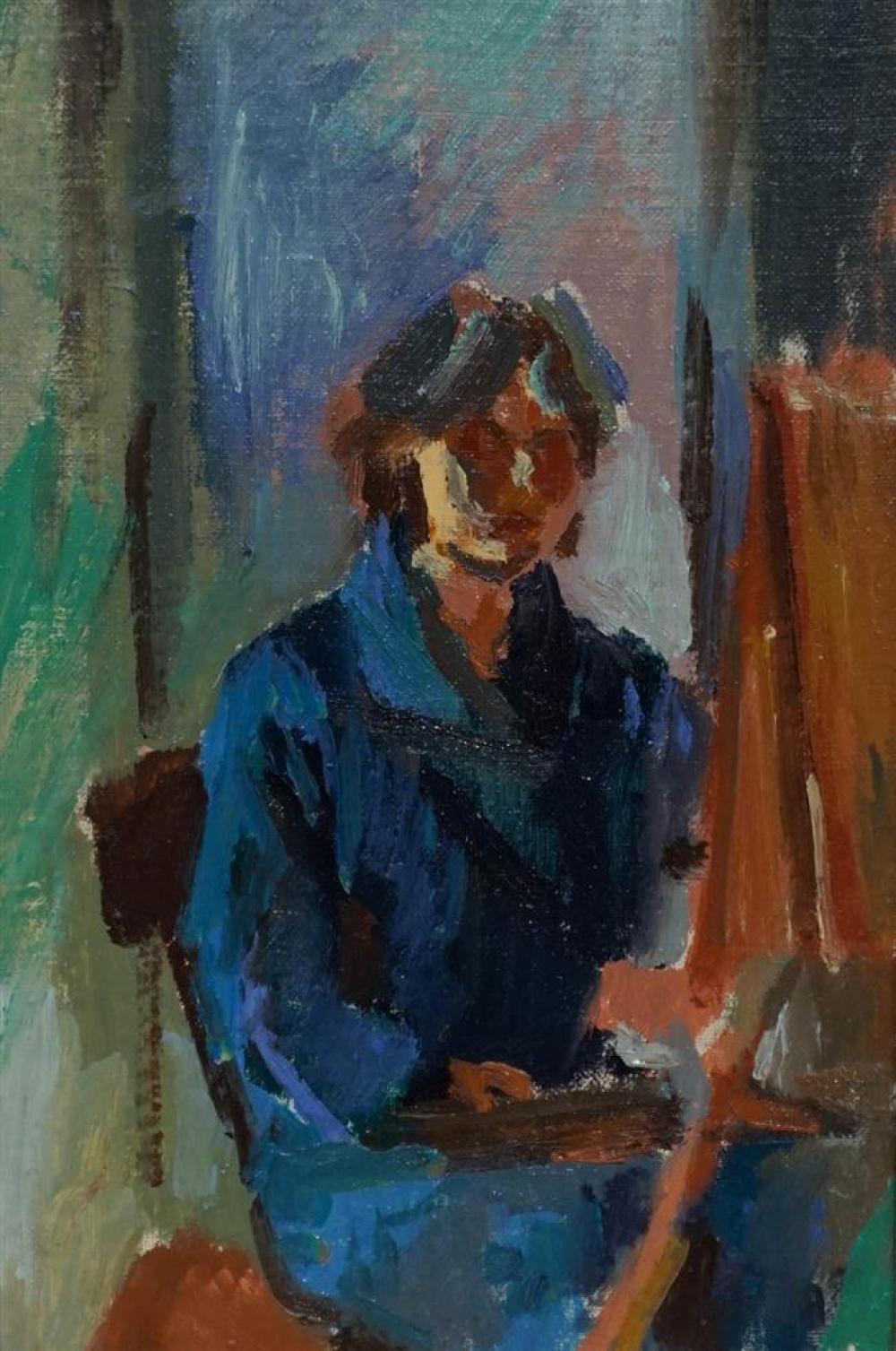 20TH CENTURY SCHOOL, PORTRAIT OF WOMAN,