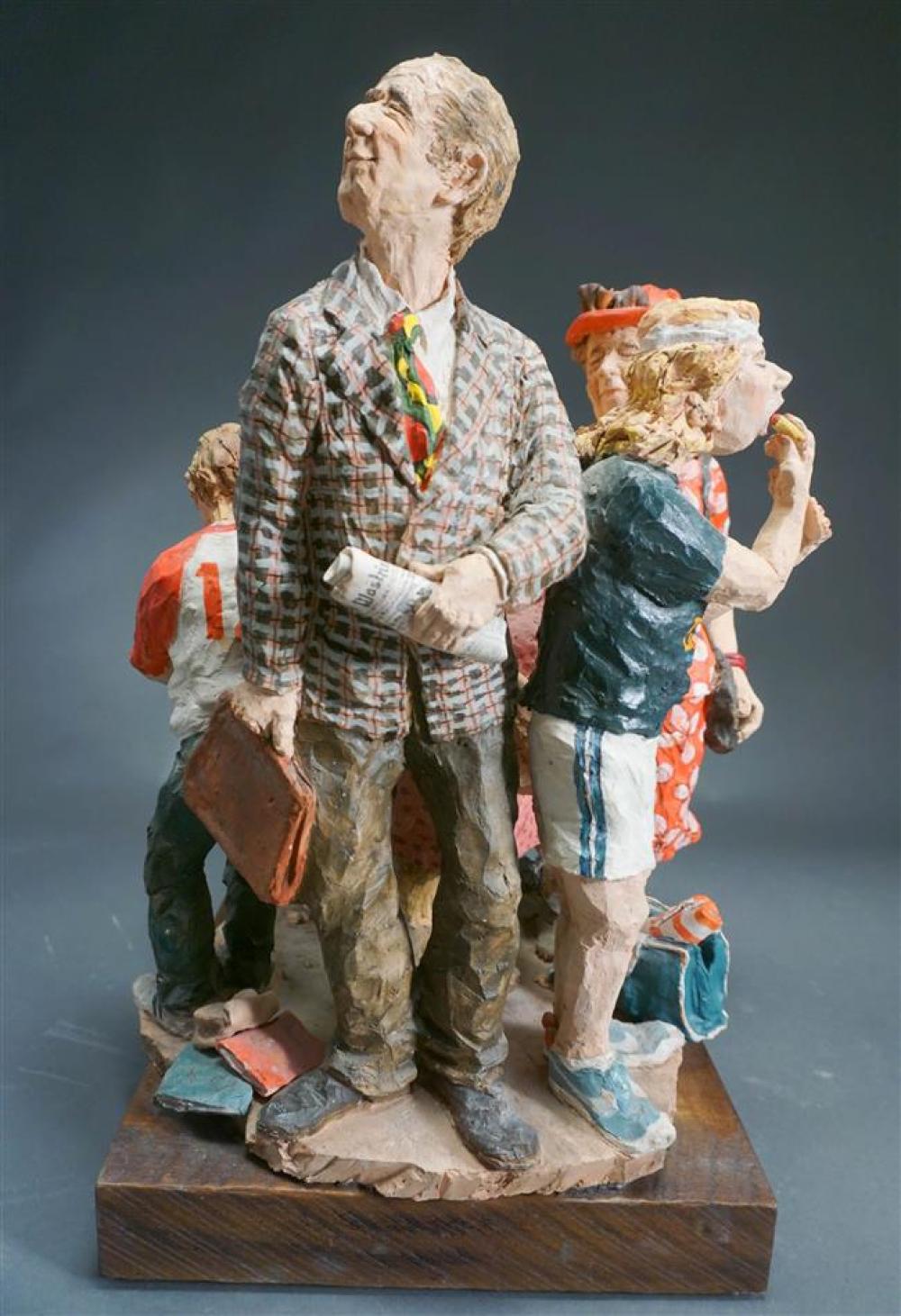 JUNE H. WALKER, FAMILY GROUP, PLASTER