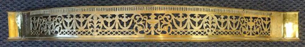 ENGLISH PIERCED BRASS SERPENTINE 322f34