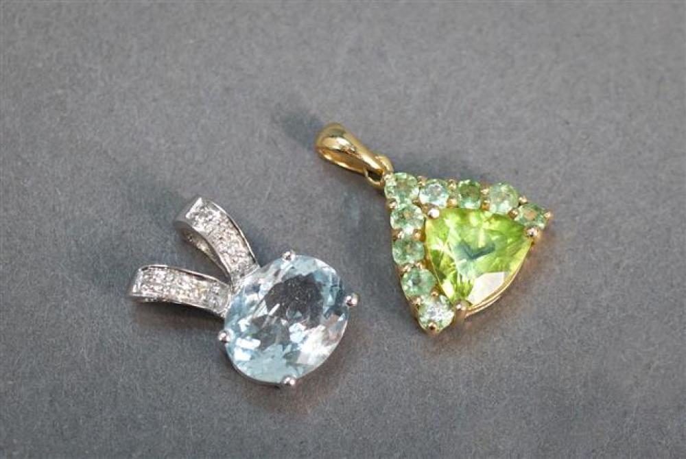 14-KARAT YELLOW-GOLD AND PERIDOT