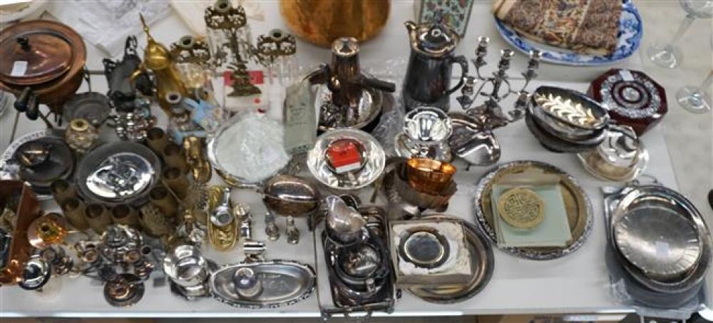 SILVER PLATE SERVING TABLE ARTICLES  322fa9