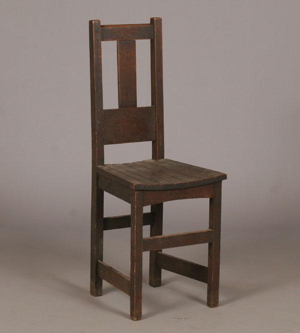 Barber Brothers mission oak chair  504ca