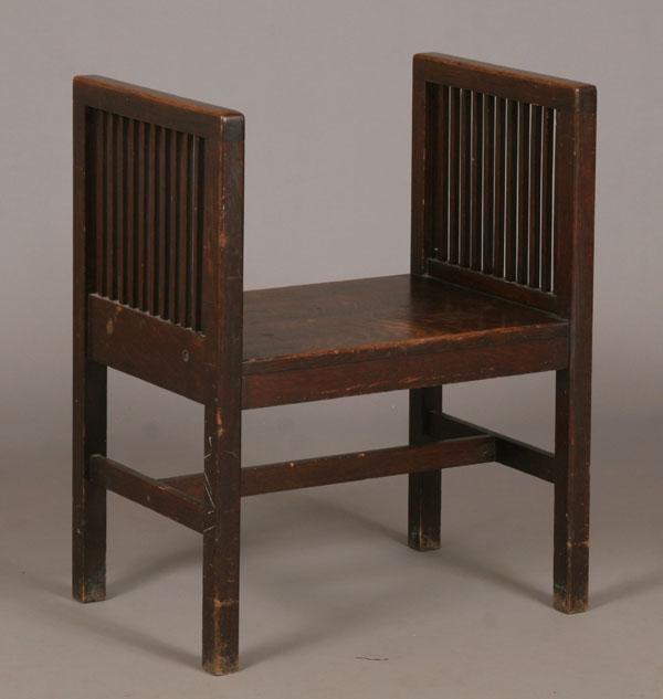 Michigan Chair Company mission oak spindled