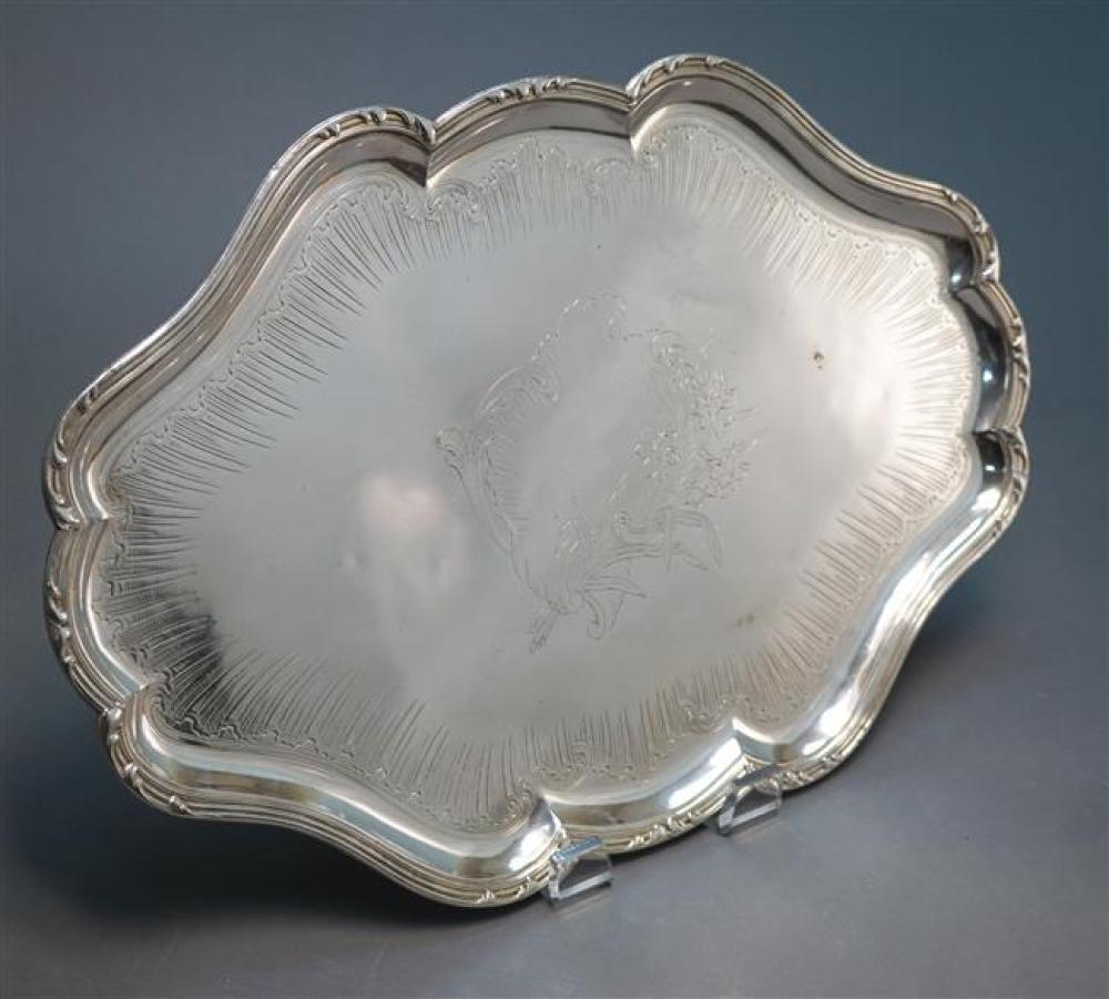 CHRISTOFLE SILVER PLATE TRAY, 22-1/4