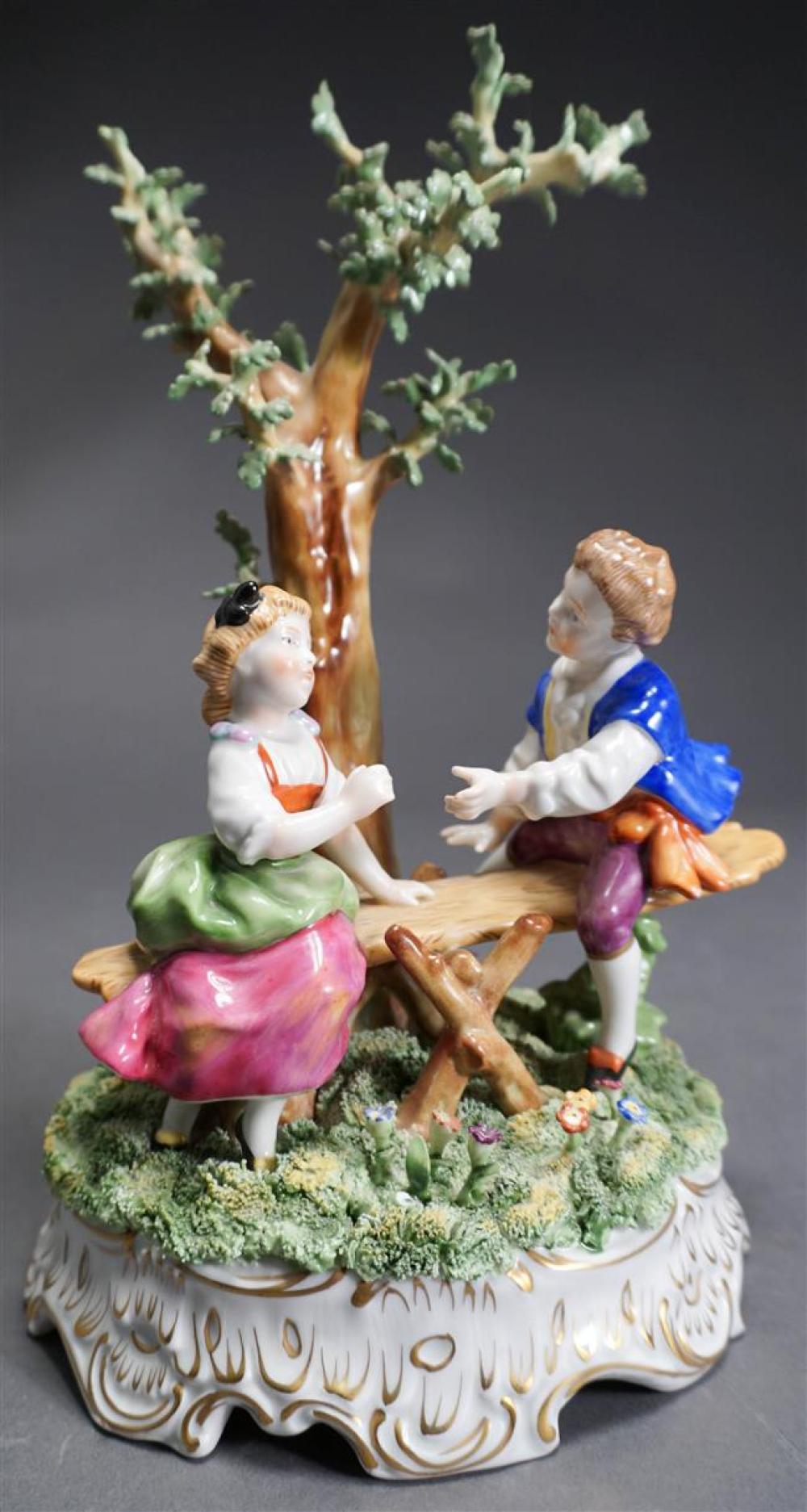 SCHIERHOLZ FIGURAL GROUP OF COUPLE