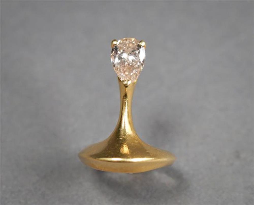 MODERN 18-KARAT YELLOW-GOLD DIAMOND