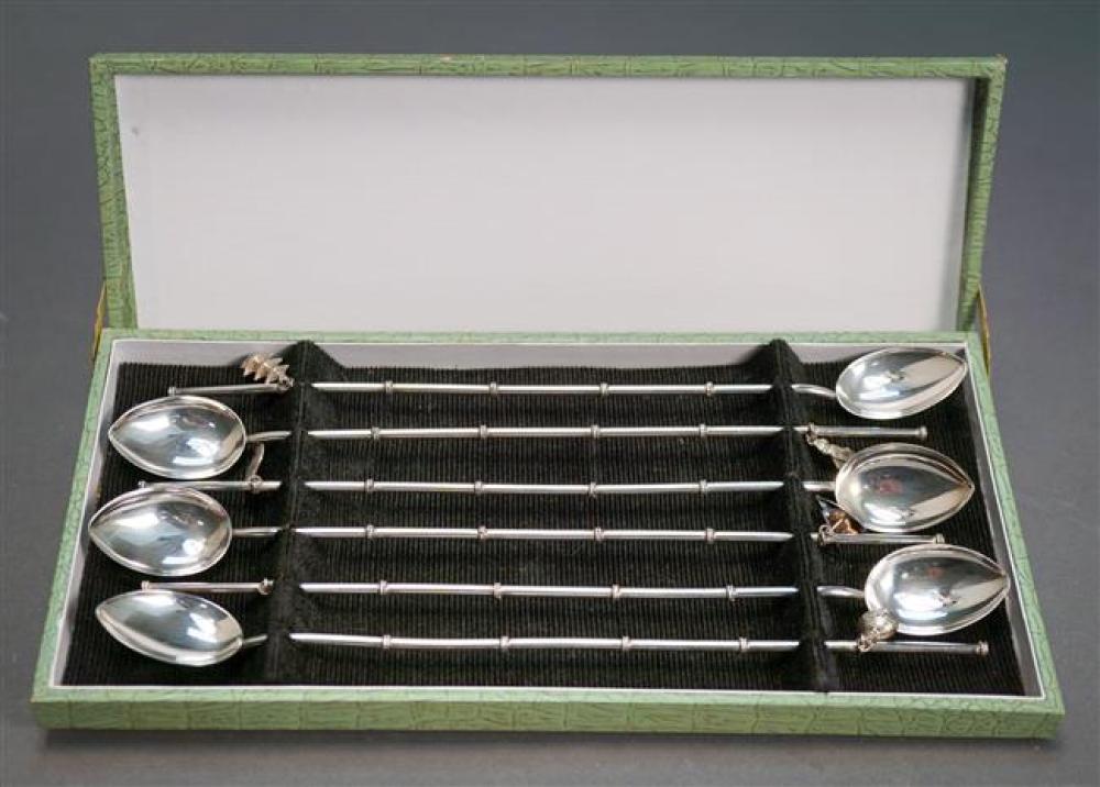 SET OF SIX JAPANESE 950-SILVER