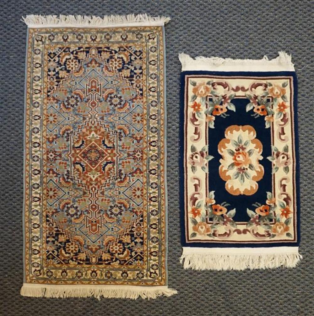 INDO HERIZ SCATTER RUG AND A CHINESE 32314e