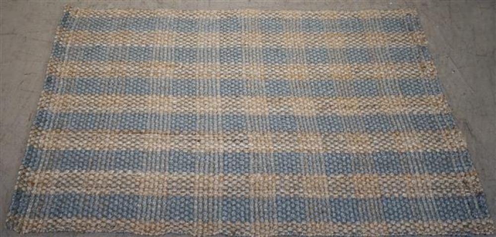 PARTIAL DYED JUTE RUG, 6 FT 3 IN