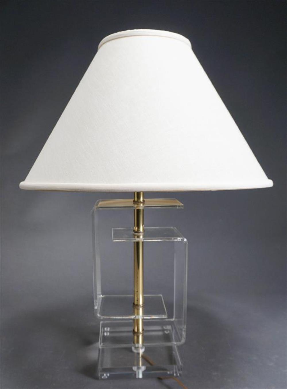 CONTEMPORARY ACRYLIC TABLE LAMP,