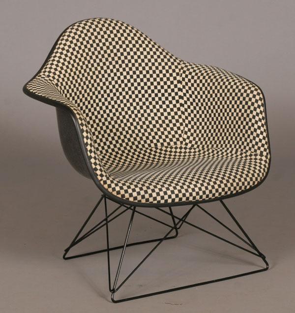 Vintage Charles Eames black fiberglass