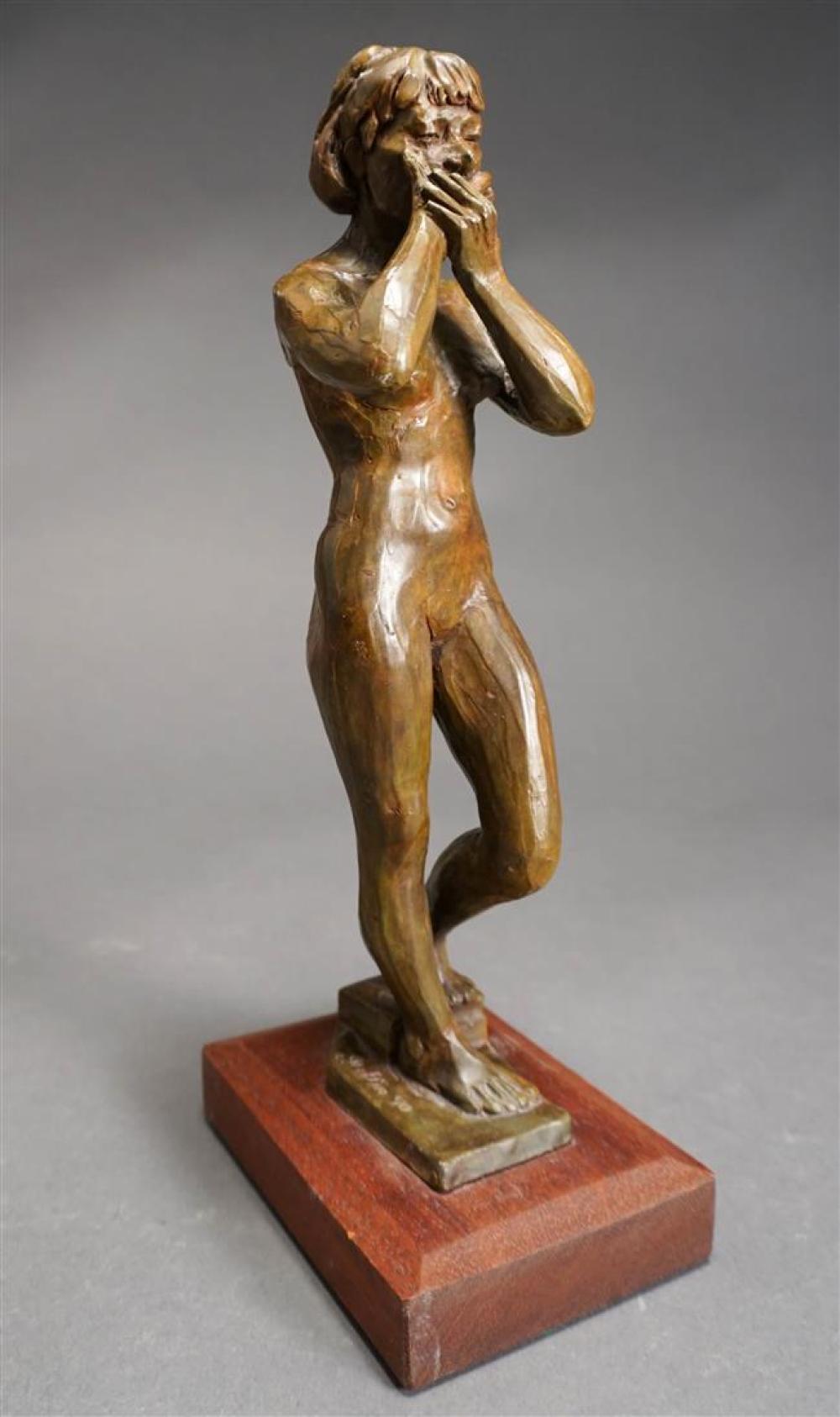 20TH CENTURY NUDE WOMAN BRONZE 3231c6