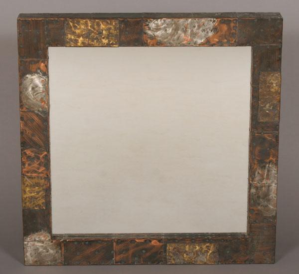 Paul Evans patchwork mirror with
