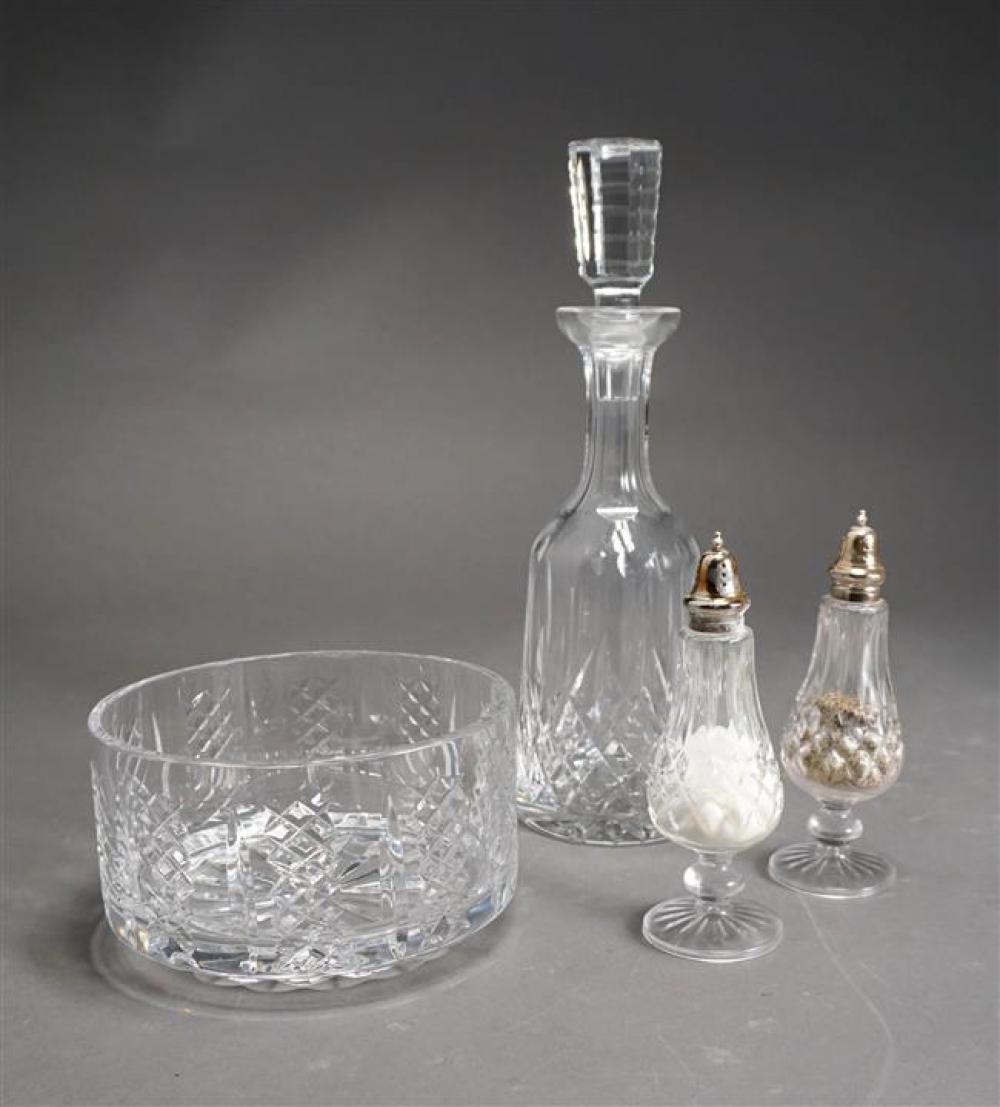 WATERFORD CRYSTAL DECANTER AND 323212