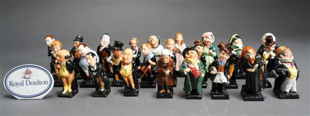 COLLECTION WITH TWENTY-FIVE ROYAL DOULTON