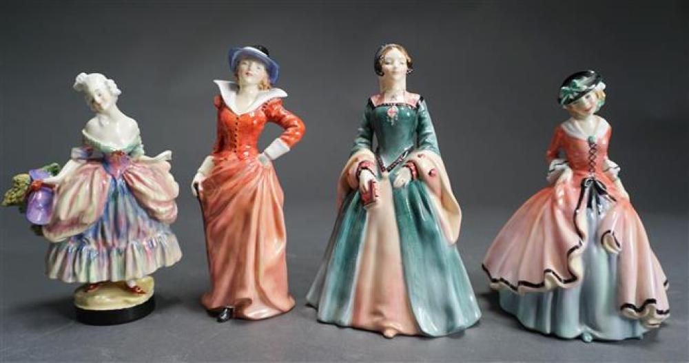 GROUP WITH FOUR ROYAL DOULTON FIGURES 32321b