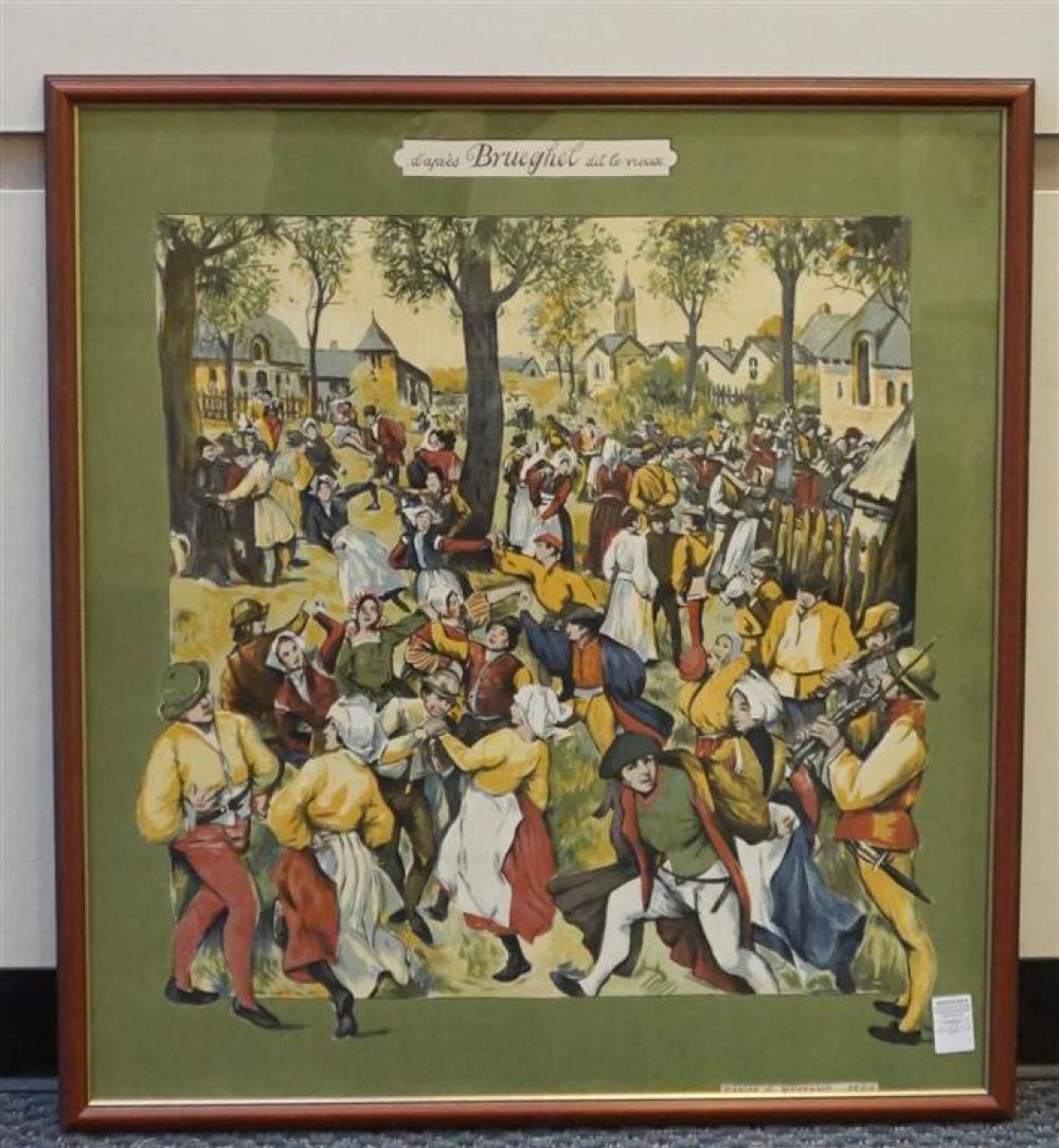 AFTER BRUGHEL DANSE DE PAYSANS  323226