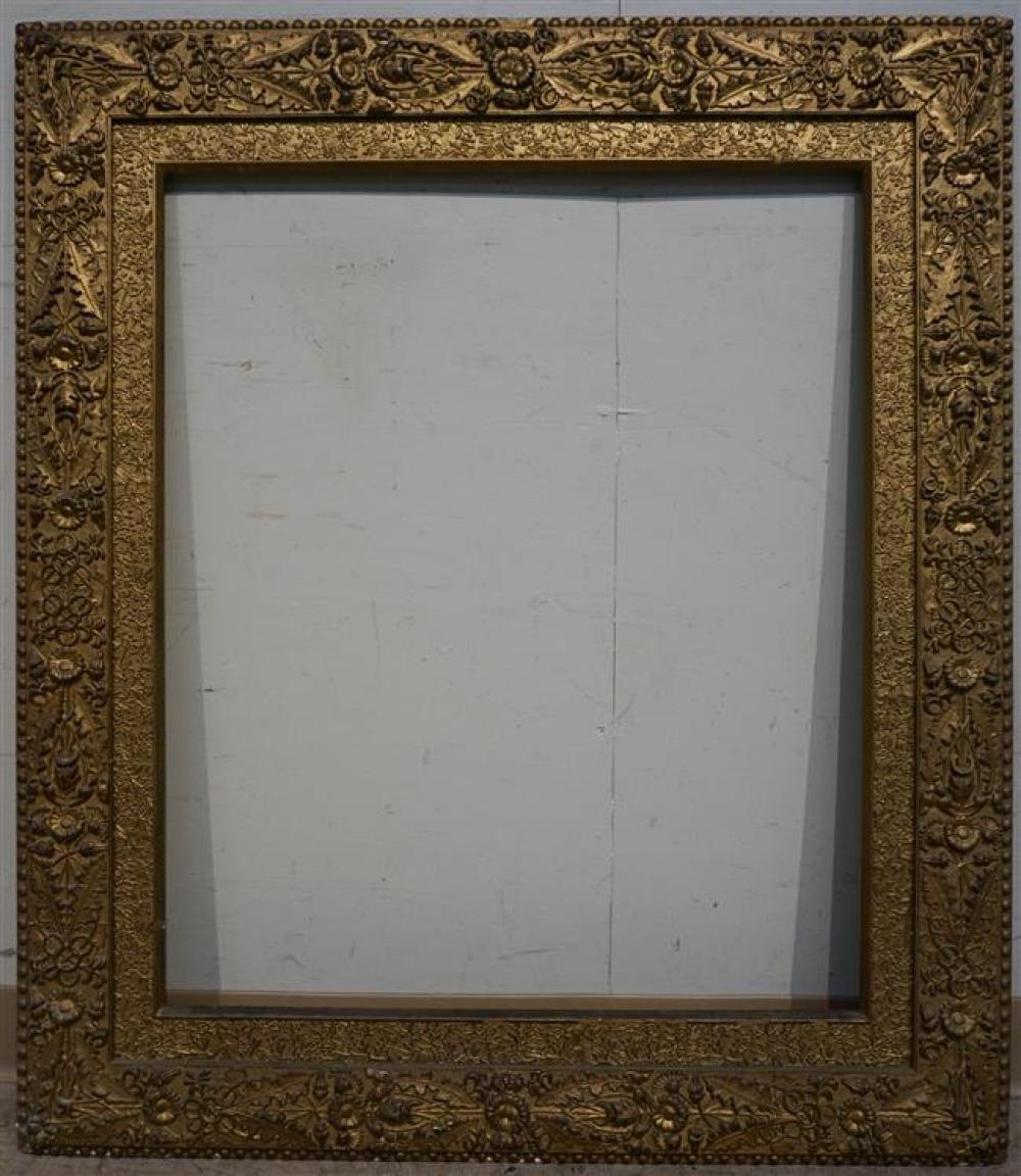 VICTORIAN GILT DECORATED FRAME,