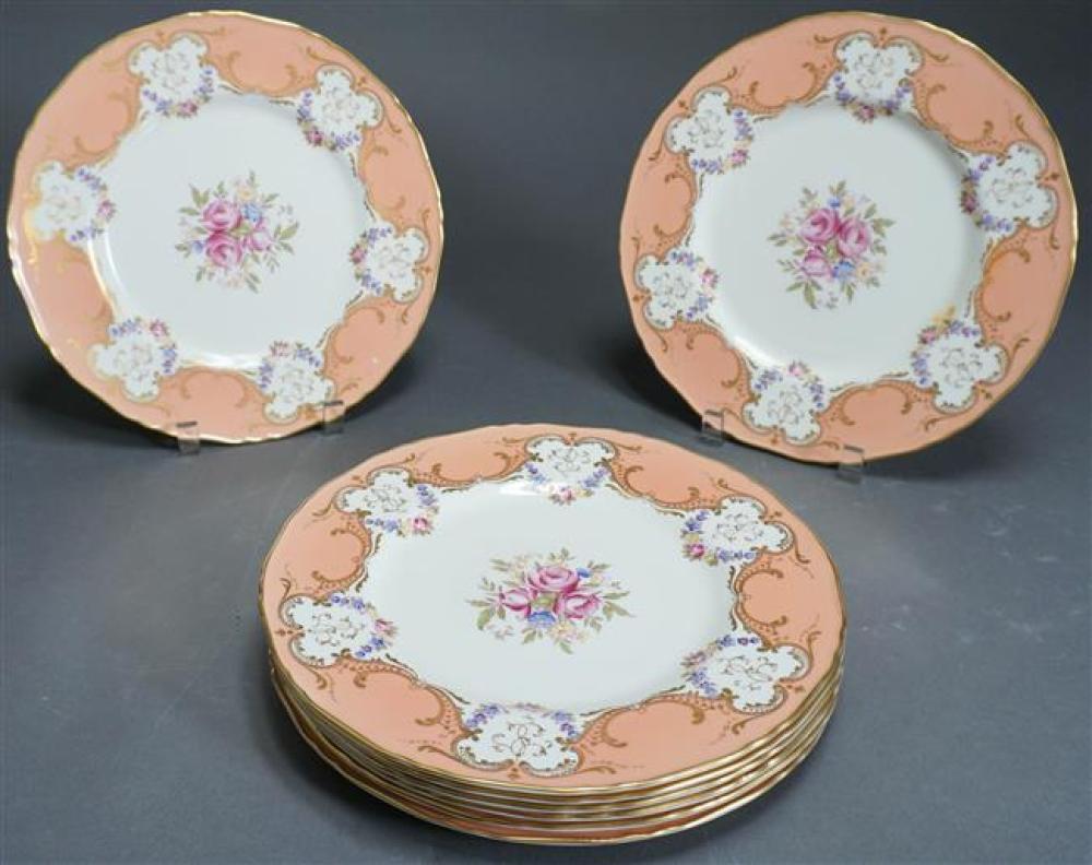 EIGHT ROYAL WORCESTER BOUQUET CHINA