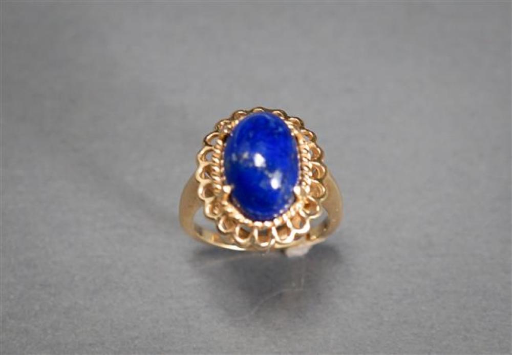 14 KARAT YELLOW GOLD AND LAPIS 32325c