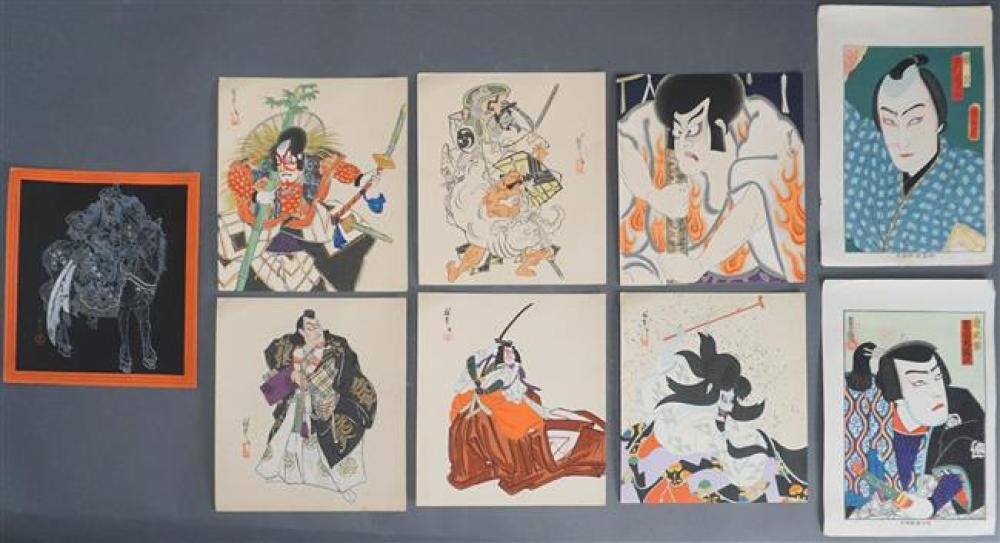 COLLECTION OF EIGHT JAPANESE CHARACTER 32327a