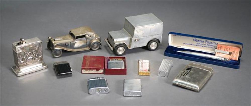 COLLECTION OF EIGHT VINTAGE LIGHTERS,