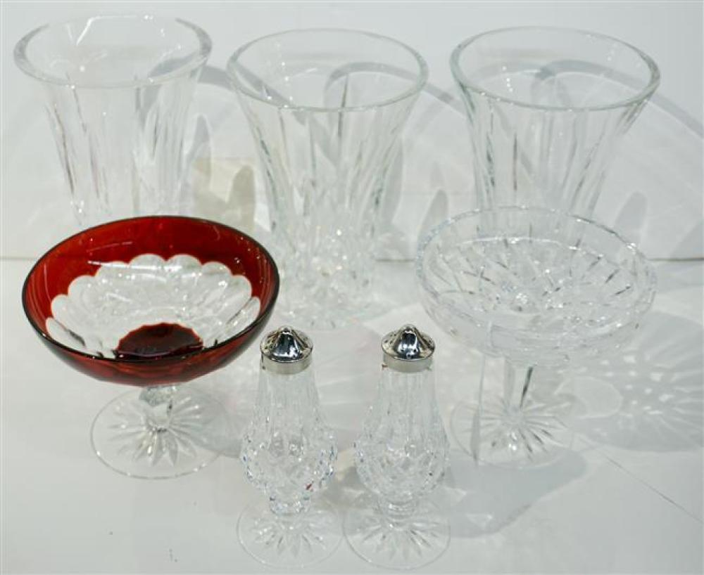 SEVEN WATERFORD CRYSTAL TABLE ARTICLESSeven 3232a8