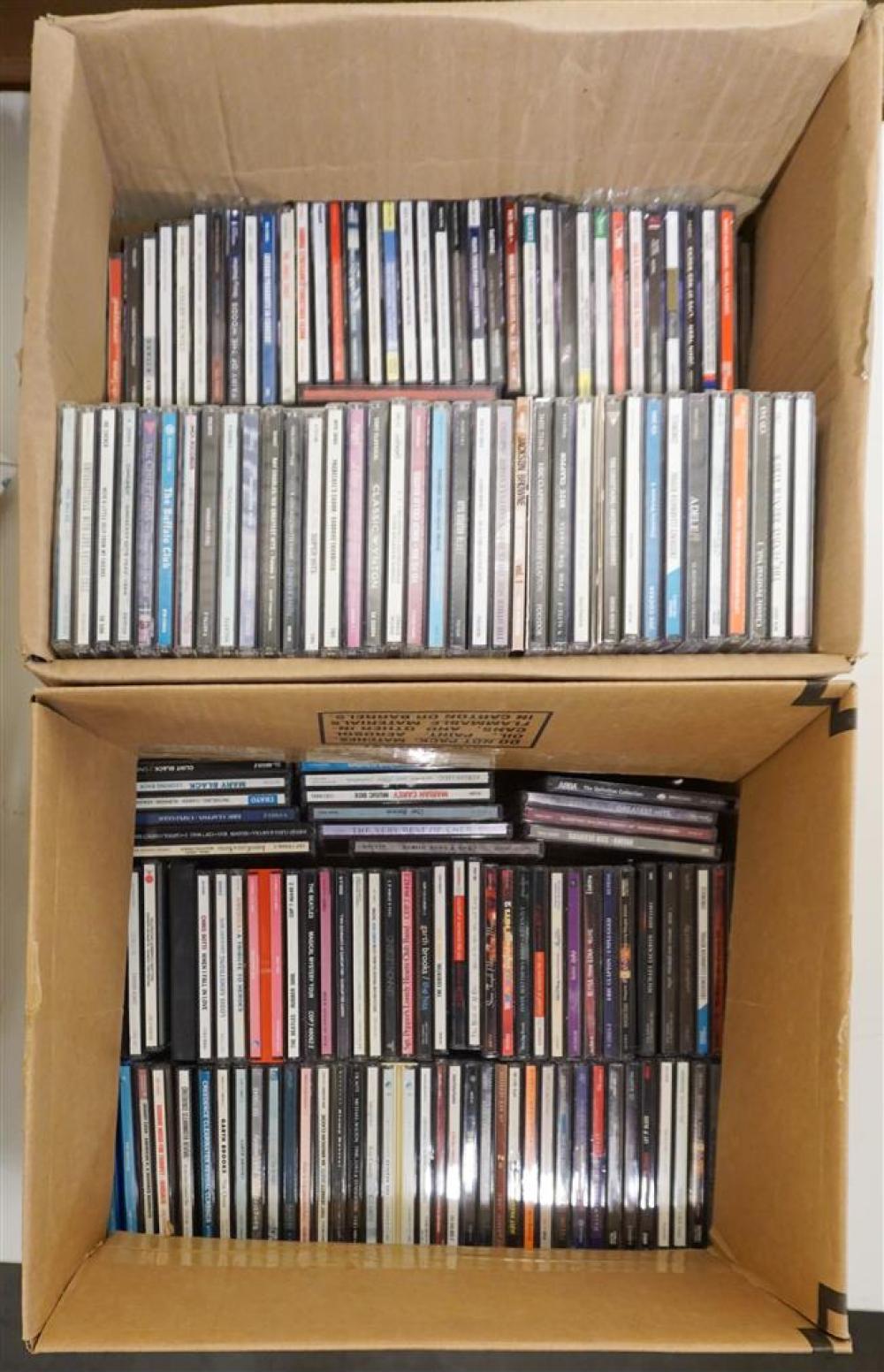 TWO BOXES OF CDSTwo Boxes of CDs 3232c6