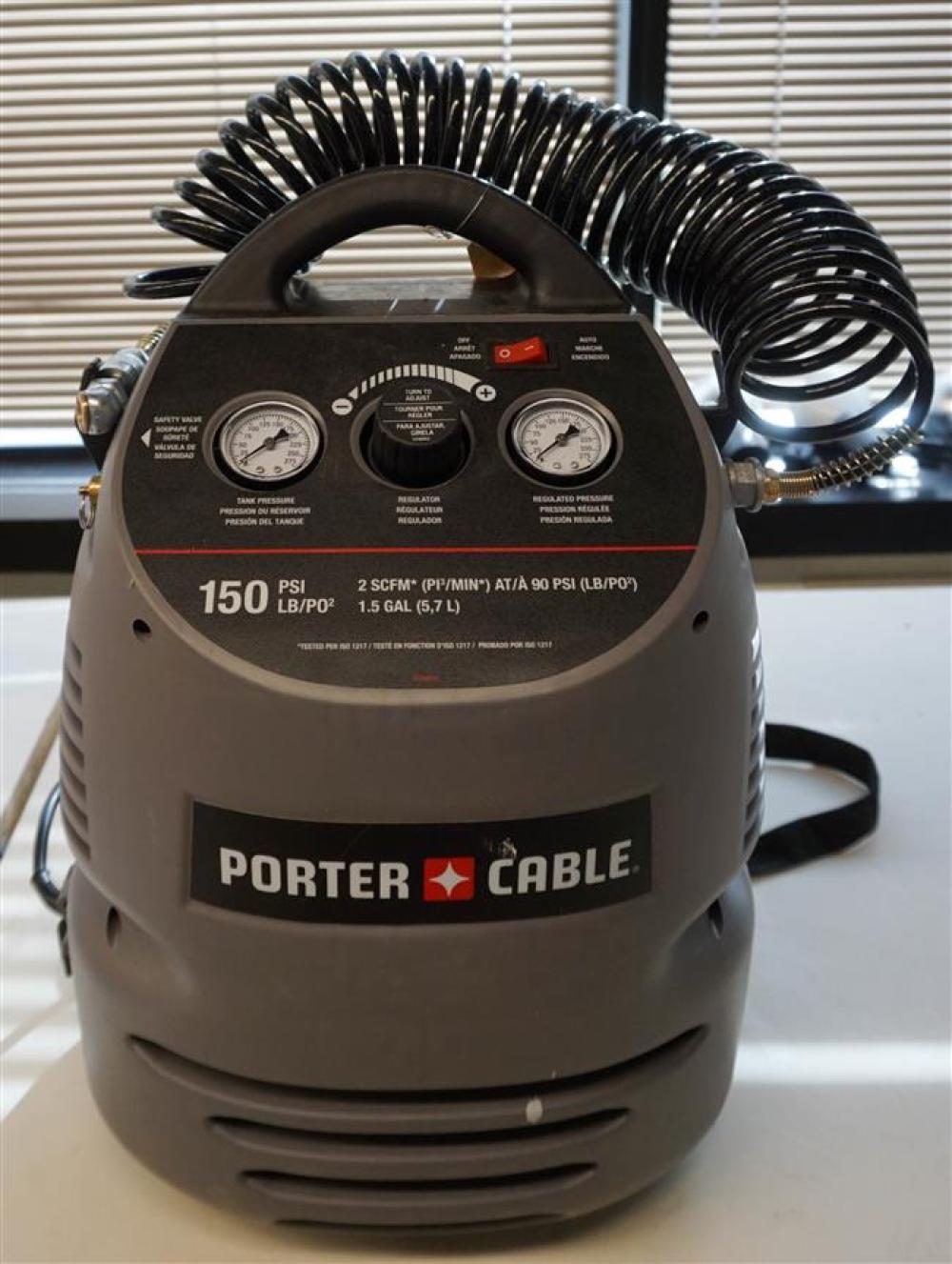 PORTER CABLE 150 PSI ELECTRIC COMPRESSORPorter