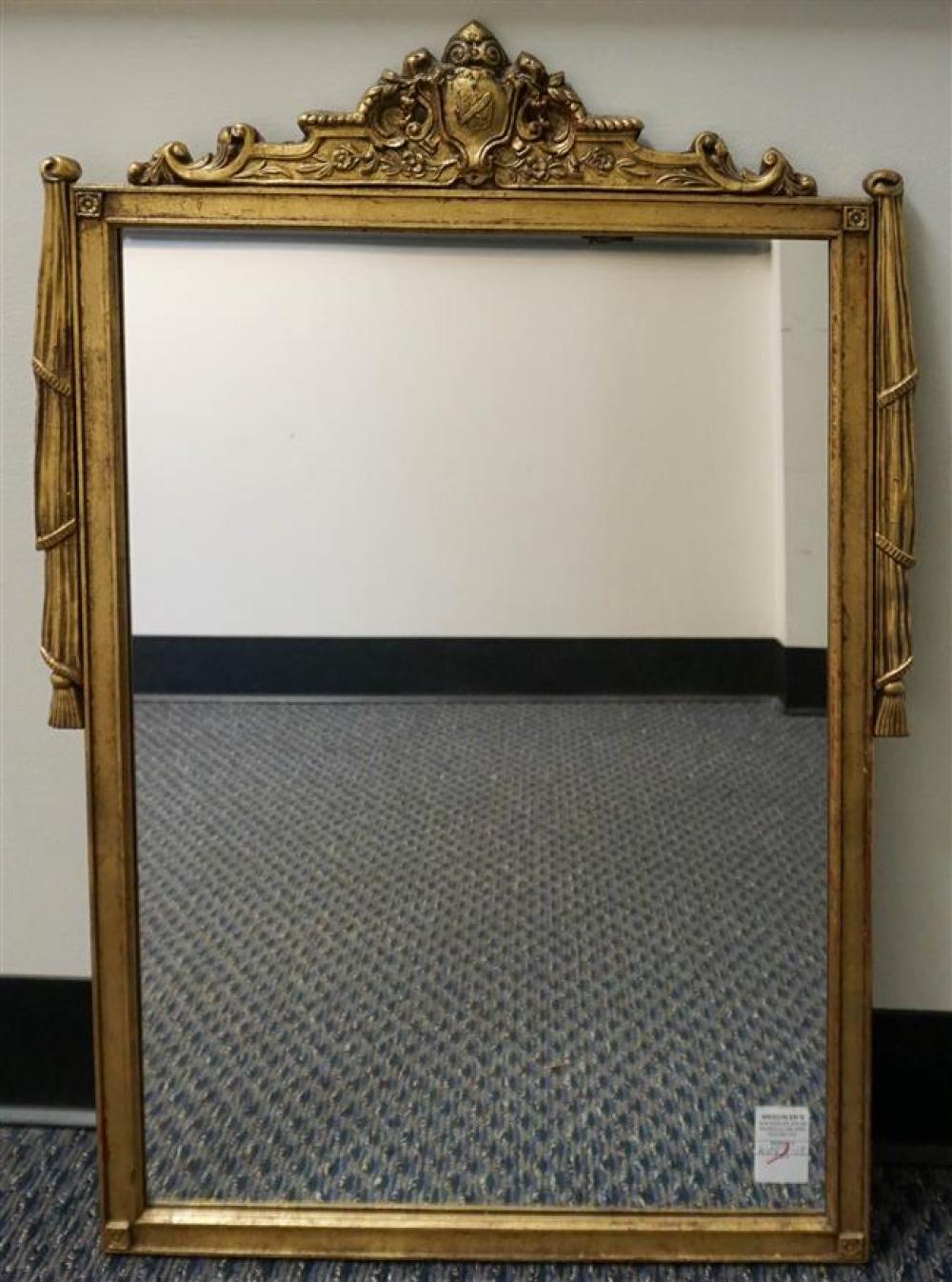 NEOCLASSICAL STYLE GILT GESSO MIRROR  3232bf