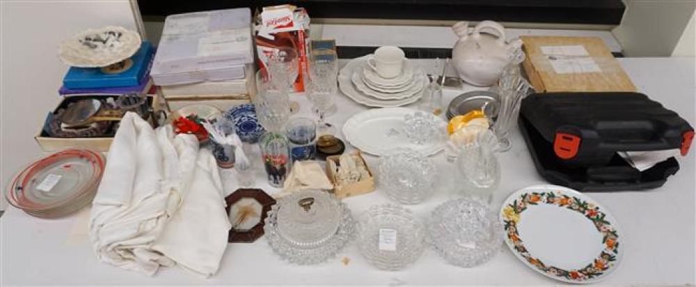 COLLECTORS PLATES, CRYSTAL AND GLASS