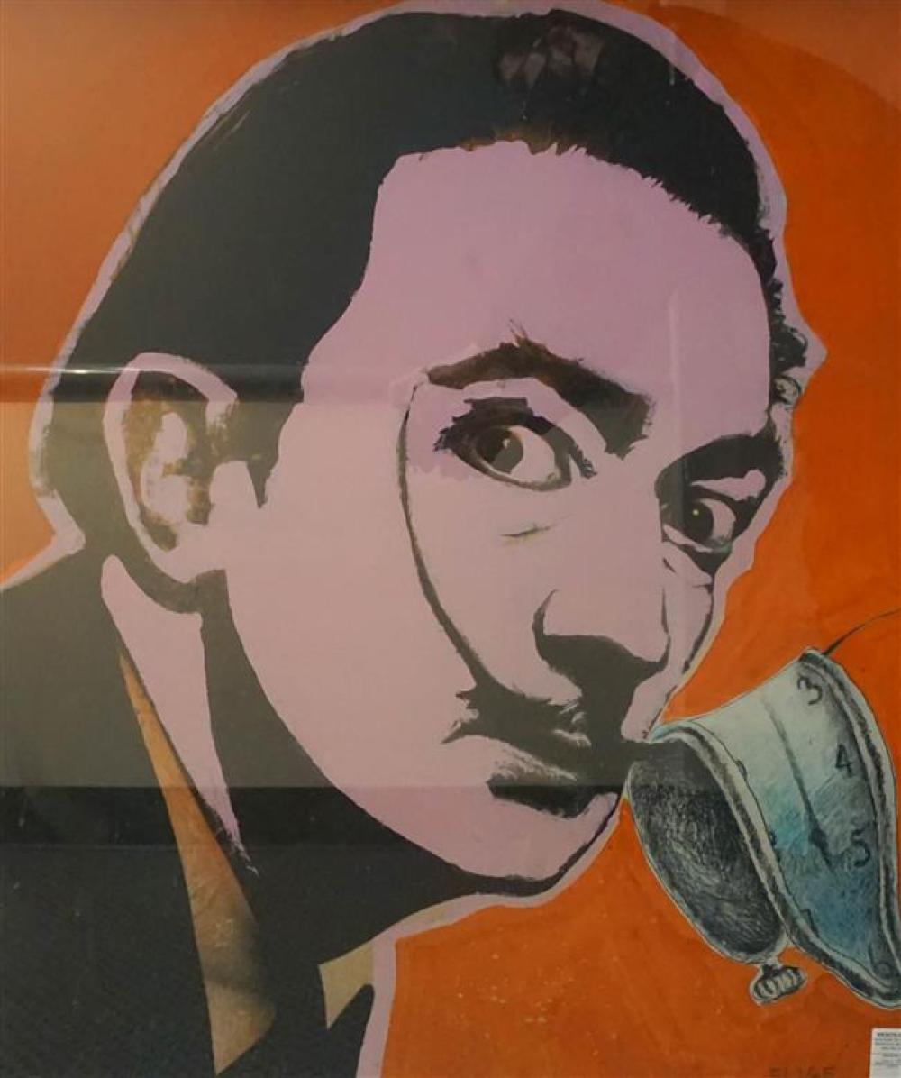 "SALVADOR DALI", COLOR PRINT, FRAME: