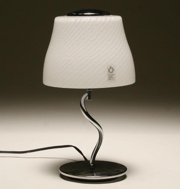 Leucos table lamp with hand blown 50520