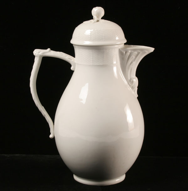 German porcelain coffee pot embossed 50158