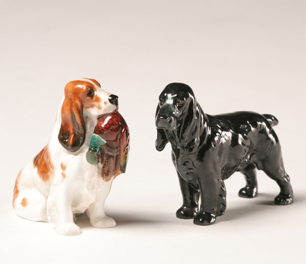 Royal Doulton porcelain dogs hunting 5015e