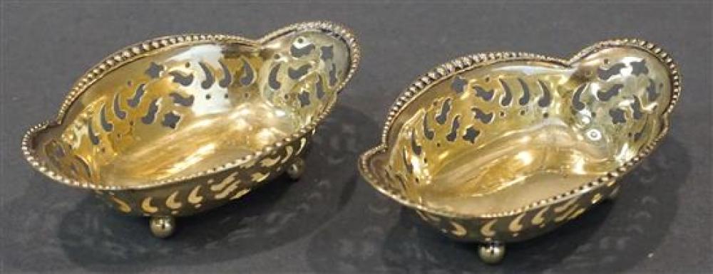 PAIR TIFFANY CO GILT STERLING 320ddf