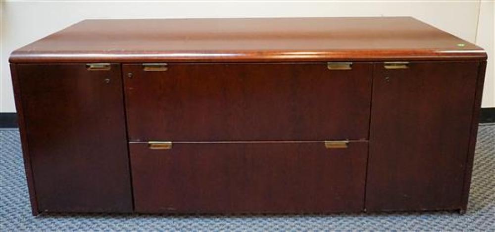 CHERRY FINISH OFFICE SIDE CABINETCherry