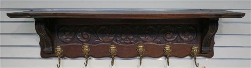 RENAISSANCE STYLE WALNUT WALL RACKRenaissance 320e66