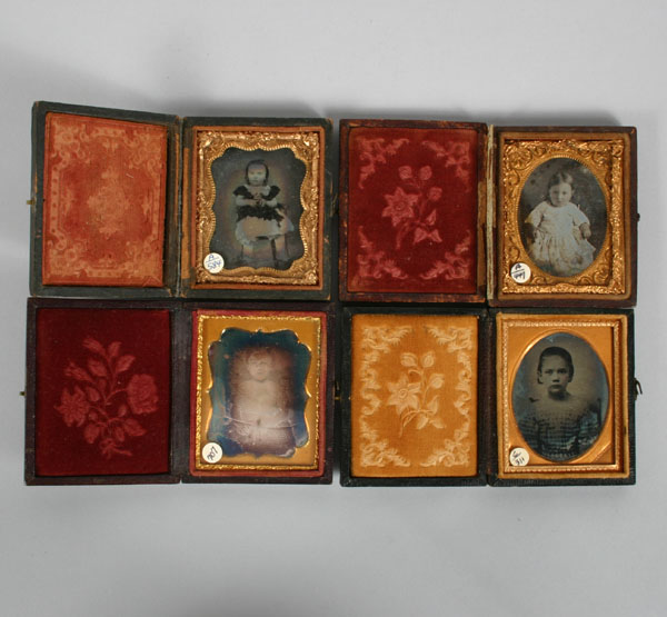 Daguerreotypes and ferrotypes of